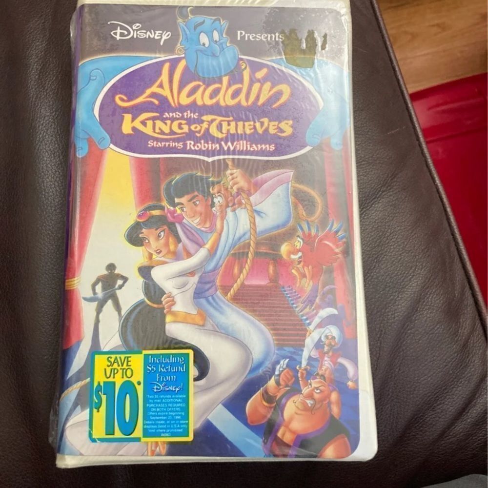 Disney Aladdin and the King of Thieves VHS
